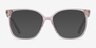 Latte Clear Beige AcetateEyeglass Frames from EyeBuyDirect, with Tinted Lenses
