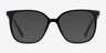 Latte Black AcetateEyeglass Frames from EyeBuyDirect, with Tinted Lenses