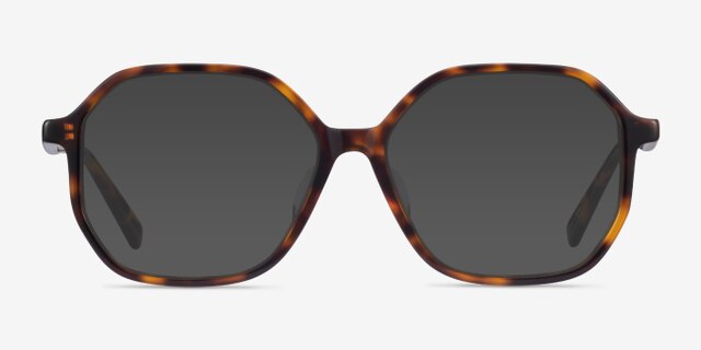 Crepuscule Tortoise AcetateEyeglass Frames from EyeBuyDirect, with Tinted Lenses
