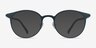 Solace Matte Green PlasticEyeglass Frames from EyeBuyDirect, with Tinted Lenses