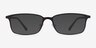 Modest Matte Tortoise PlasticEyeglass Frames from EyeBuyDirect, with Tinted Lenses