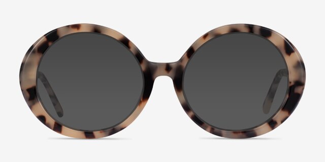 Voila Ivory Tortoise AcetateEyeglass Frames from EyeBuyDirect, with Tinted Lenses