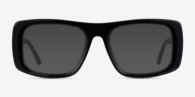 Sonny Black AcetateEyeglass Frames from EyeBuyDirect, with Tinted Lenses