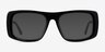 Sonny Black AcetateEyeglass Frames from EyeBuyDirect, with Tinted Lenses