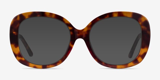 Tess Écailles AcétateMontures de lunettes de vue d'EyeBuyDirect, Avec des Verres Teintés