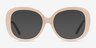Tess Cream & Tortoise AcetateEyeglass Frames from EyeBuyDirect, with Tinted Lenses