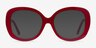 Tess Burgundy AcetateEyeglass Frames from EyeBuyDirect, with Tinted Lenses