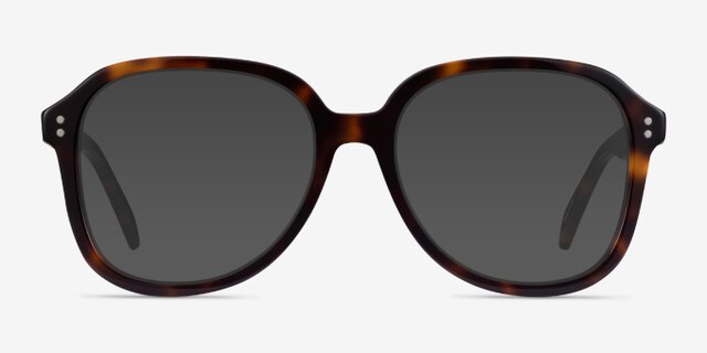 Tripp Tortoise AcetateEyeglass Frames from EyeBuyDirect, with Tinted Lenses