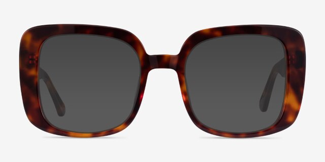 Calista Tortoise AcetateEyeglass Frames from EyeBuyDirect, with Tinted Lenses