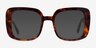 Calista Tortoise AcetateEyeglass Frames from EyeBuyDirect, with Tinted Lenses