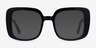Calista Black AcetateEyeglass Frames from EyeBuyDirect, with Tinted Lenses