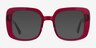 Calista Raspberry AcetateEyeglass Frames from EyeBuyDirect, with Tinted Lenses