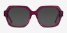 Ellen Clear Purple AcetateEyeglass Frames from EyeBuyDirect, with Tinted Lenses