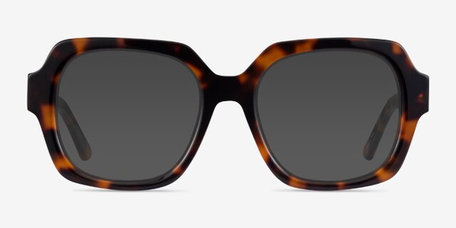 Ellen Tortoise AcetateEyeglass Frames from EyeBuyDirect, with Tinted Lenses