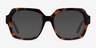 Ellen Tortoise AcetateEyeglass Frames from EyeBuyDirect, with Tinted Lenses