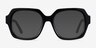 Ellen Black AcetateEyeglass Frames from EyeBuyDirect, with Tinted Lenses