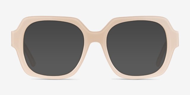 Ellen Cream AcétateMontures de lunettes de vue d'EyeBuyDirect, Avec des Verres Teintés