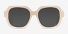 Ellen Cream AcétateMontures de lunettes de vue d'EyeBuyDirect, Avec des Verres Teintés