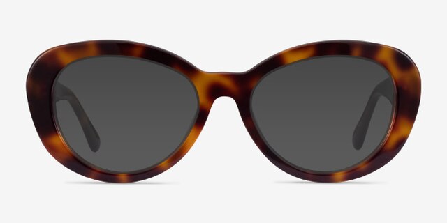 Dahlia Tortoise AcetateEyeglass Frames from EyeBuyDirect, with Tinted Lenses