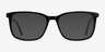 Meridian Black AcetateEyeglass Frames from EyeBuyDirect, with Tinted Lenses