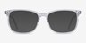 Meridian Clear AcetateEyeglass Frames from EyeBuyDirect, with Tinted Lenses
