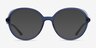 Pure Clear Blue AcétateMontures de lunettes de vue d'EyeBuyDirect, Avec des Verres Teintés