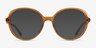 Pure Orange AcetateEyeglass Frames from EyeBuyDirect, with Tinted Lenses
