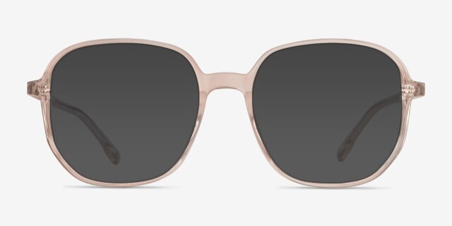 Natural Champagne AcetateEyeglass Frames from EyeBuyDirect, with Tinted Lenses