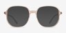 Natural Champagne AcetateEyeglass Frames from EyeBuyDirect, with Tinted Lenses