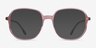 Natural Clear Pink AcétateMontures de lunettes de vue d'EyeBuyDirect, Avec des Verres Teintés