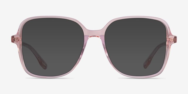 Bloom Clear Pink AcétateMontures de lunettes de vue d'EyeBuyDirect, Avec des Verres Teintés