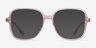 Bloom Clear Pink AcétateMontures de lunettes de vue d'EyeBuyDirect, Avec des Verres Teintés
