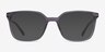 Conscious Clear Gray AcétateMontures de lunettes de vue d'EyeBuyDirect, Avec des Verres Teintés