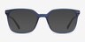 Conscious Clear Blue AcetateEyeglass Frames from EyeBuyDirect, with Tinted Lenses