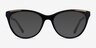 Felicity Black Gold AcetateEyeglass Frames from EyeBuyDirect, with Tinted Lenses