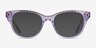 Arcady Clear Purple Gold AcetateEyeglass Frames from EyeBuyDirect, with Tinted Lenses