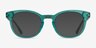 Hoop Emerald Green Gold AcetateEyeglass Frames from EyeBuyDirect, with Tinted Lenses