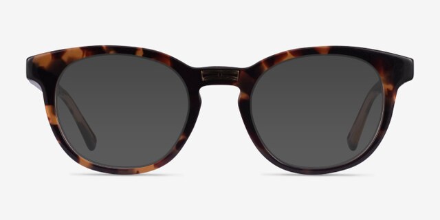 Hoop Tortoise Gold AcetateEyeglass Frames from EyeBuyDirect, with Tinted Lenses