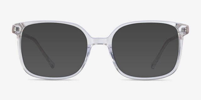 Orient Clear AcetateEyeglass Frames from EyeBuyDirect, with Tinted Lenses