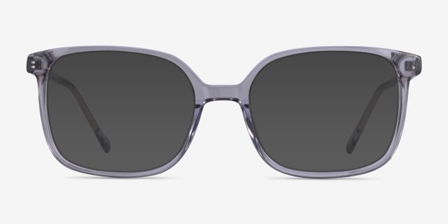 Orient Clear Gray AcetateEyeglass Frames from EyeBuyDirect, with Tinted Lenses