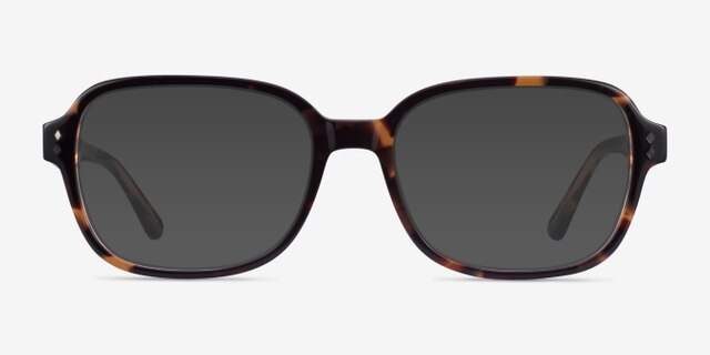 Patina Tortoise AcetateEyeglass Frames from EyeBuyDirect, with Tinted Lenses