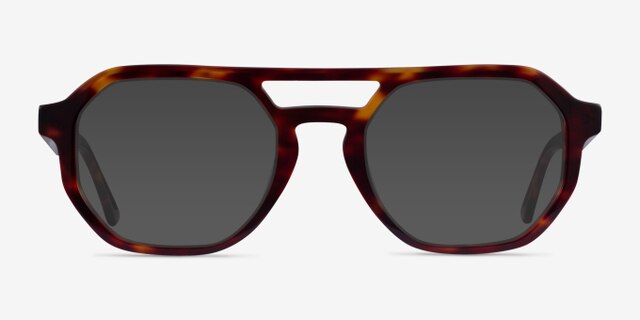 Stratum Tortoise AcetateEyeglass Frames from EyeBuyDirect, with Tinted Lenses