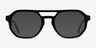 Stratum Black AcetateEyeglass Frames from EyeBuyDirect, with Tinted Lenses