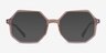 Glister Iridescent Purple AcetateEyeglass Frames from EyeBuyDirect, with Tinted Lenses