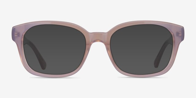 Neon Iridescent Purple AcetateEyeglass Frames from EyeBuyDirect, with Tinted Lenses