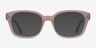Neon Iridescent Purple AcetateEyeglass Frames from EyeBuyDirect, with Tinted Lenses