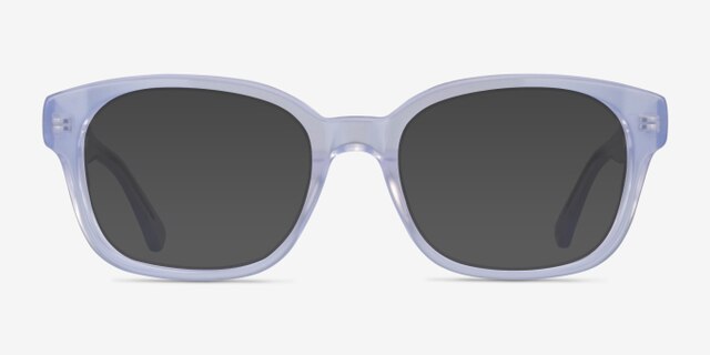 Neon Iridescent Clear AcétateMontures de lunettes de vue d'EyeBuyDirect, Avec des Verres Teintés