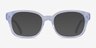 Neon Iridescent Clear AcétateMontures de lunettes de vue d'EyeBuyDirect, Avec des Verres Teintés