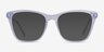 Luminescence Iridescent Clear AcetateEyeglass Frames from EyeBuyDirect, with Tinted Lenses