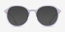 Original Iridescent Clear AcetateEyeglass Frames from EyeBuyDirect, with Tinted Lenses